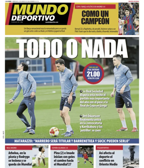 Cover of Mundo Deportivo (Gipuzkoa)