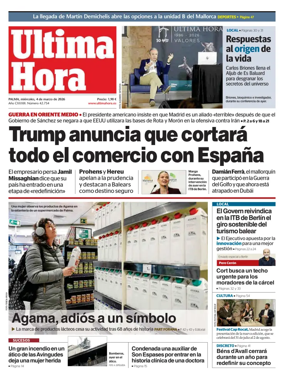 Cover of Ultima Hora
