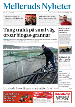 Cover of Melleruds Nyheter