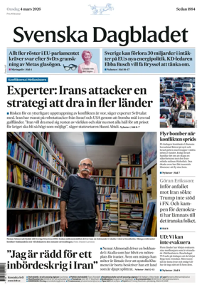 Cover of Svenska Dagbladet
