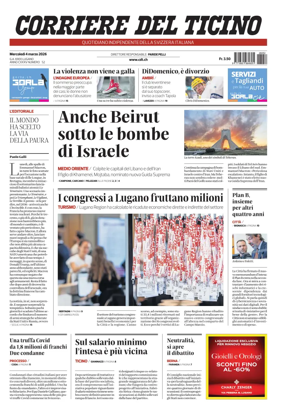 Cover of Corriere del Ticino