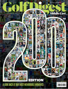 Cover of Golf Digest Middle East