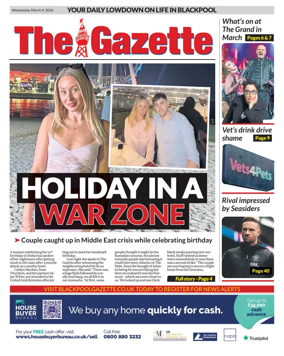 Cover of Blackpool Gazette