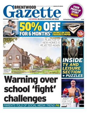 Cover of Brentwood Gazette