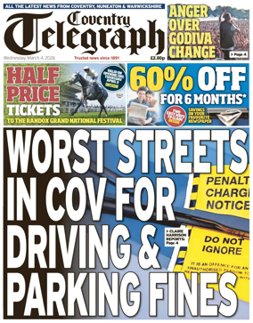Cover of Coventry Telegraph