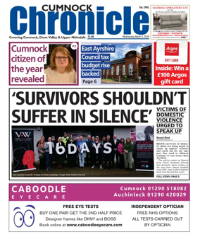 Cover of Cumnock Chronicle