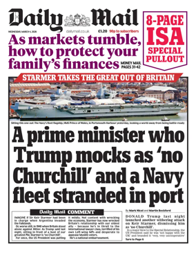 Cover of Daily Mail