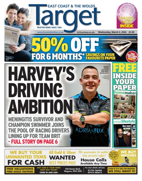 Cover of East Coast & The Wolds Target