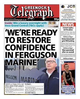 Cover of Greenock Telegraph
