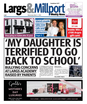 Cover of Largs & Millport Weekly News
