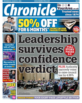 Cover of Nantwich Chronicle