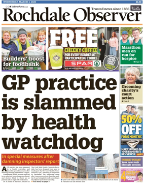Cover of Rochdale Observer