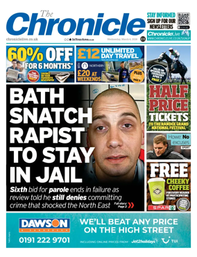 Cover of The Chronicle (South Tyneside and Durham)