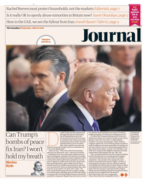 Cover of The Guardian e-paper Journal