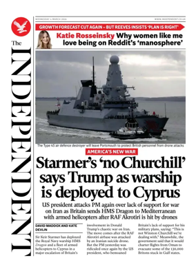 Cover of The Independent