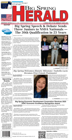 Cover of Big Spring Herald