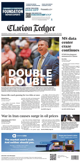 Cover of Clarion Ledger