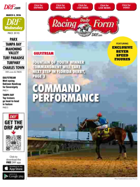 Cover of Daily Racing Form National Digital Edition
