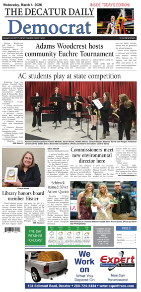 Cover of The Decatur Daily Democrat