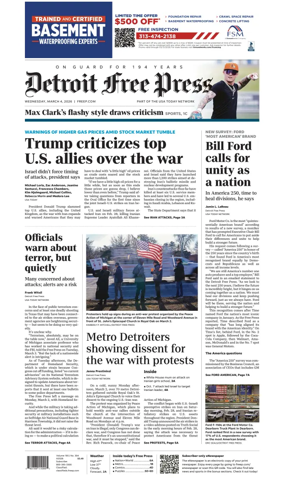 Cover of Detroit Free Press