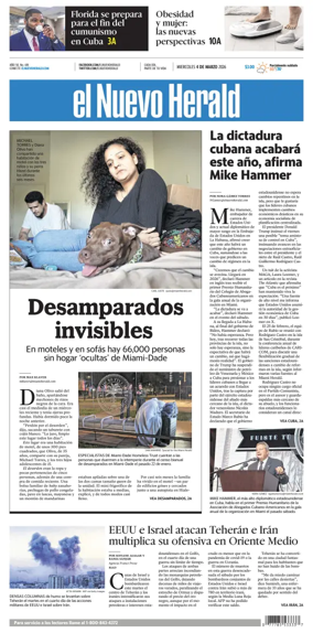 Cover of El Nuevo Herald