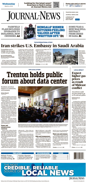 Cover of Hamilton Journal News