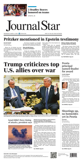 Cover of Journal Star (Peoria)