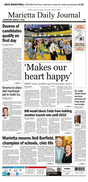 Cover of Marietta Daily Journal