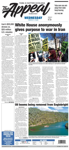 Cover of Marysville Appeal-Democrat