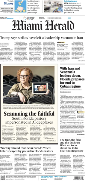 Cover of Miami Herald