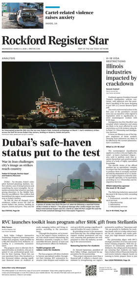 Cover of Rockford Register Star