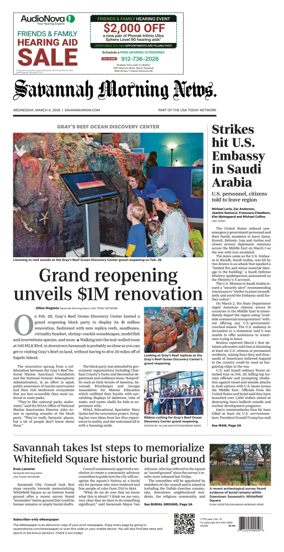 Cover of Savannah Morning News