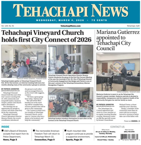 Cover of Tehachapi News