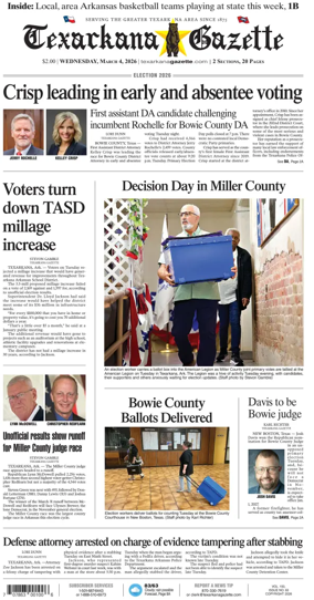 Cover of Texarkana Gazette