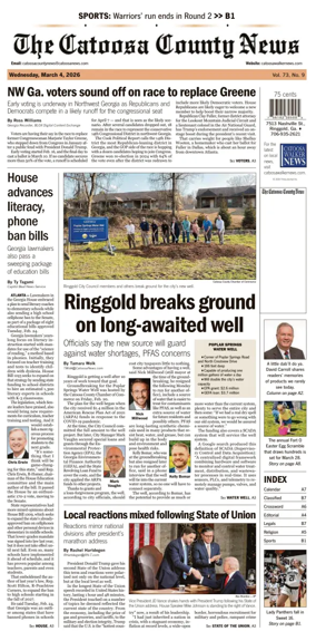 Cover of The Catoosa County News