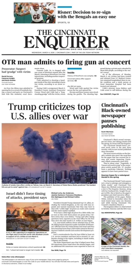 Cover of The Cincinnati Enquirer