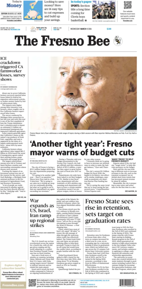 Cover of The Fresno Bee