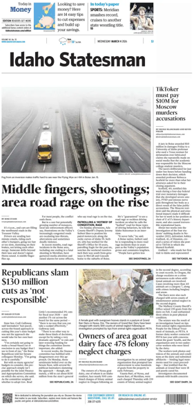 Cover of The Idaho Statesman