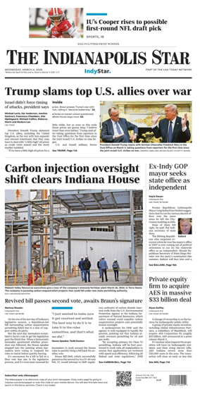 Cover of The Indianapolis Star