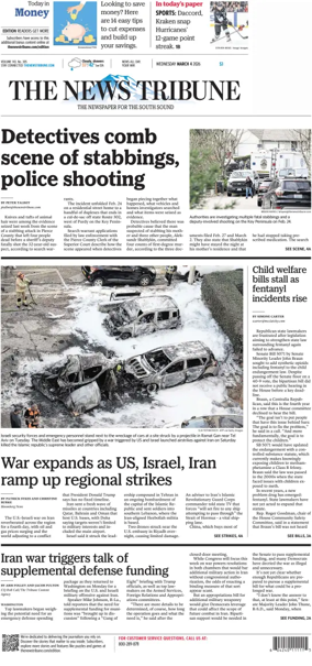 Cover of The News Tribune