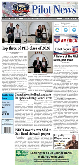 Cover of The Pilot News