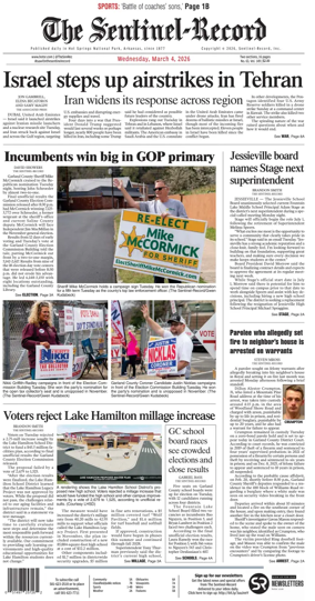 Cover of The Sentinel-Record