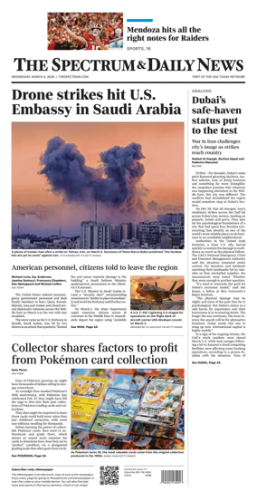 Cover of The Spectrum & Daily News