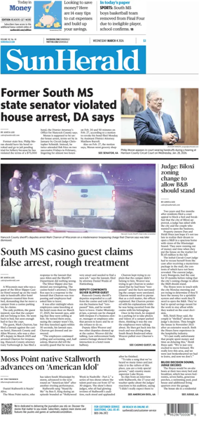 Cover of The Sun Herald