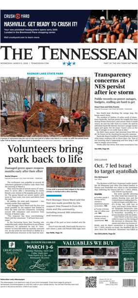 Cover of The Tennessean