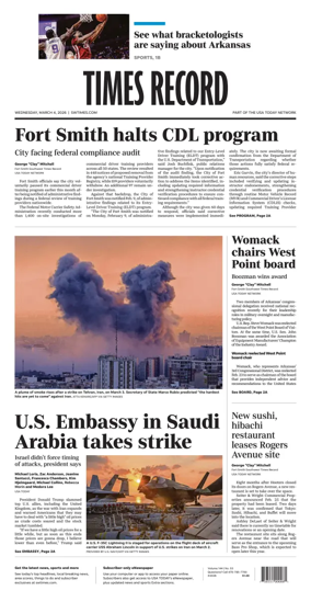 Cover of Times Record (Ft. Smith Southwest)