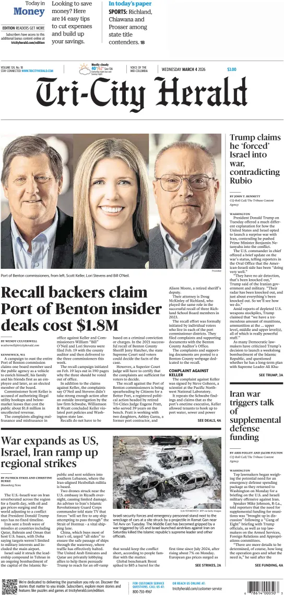 Cover of Tri-City Herald