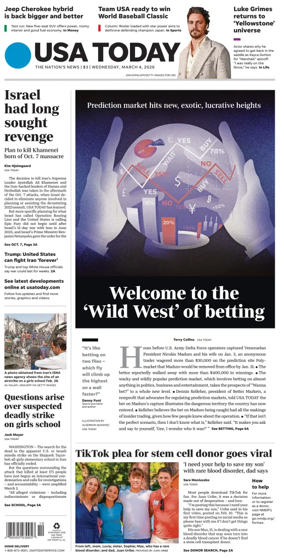 Cover of USA TODAY US Edition