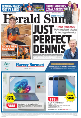 Cover of Herald Sun