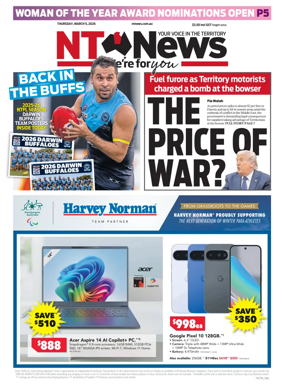 Cover of NT News